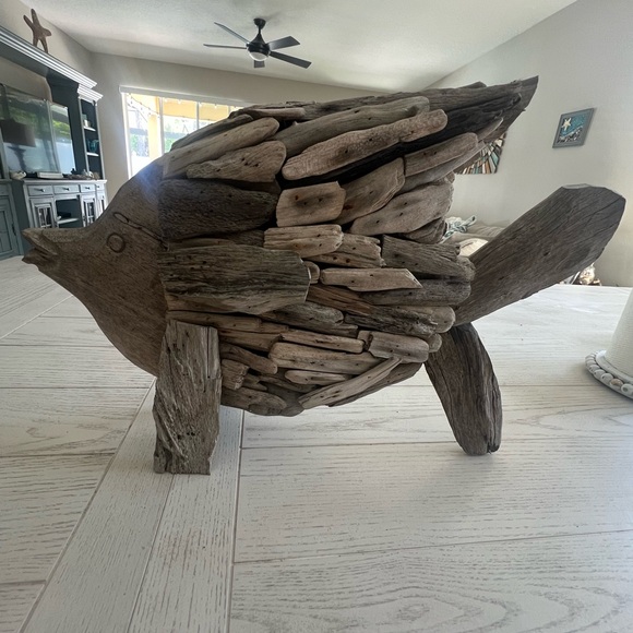 Other - Rustic Large Driftwood Fish Sculpture